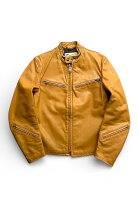 楽天市場】中古 ライダースジャケット（カラーイエロー）（メンズ 