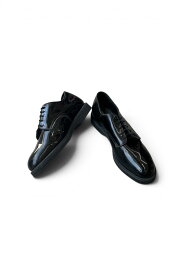 【中古】THOROGOOD (ソログッド) MADE IN USA 90'S ENAMEL PLAIN TOE SHOES USA製 90年代 エナメル プレーン トゥ シューズ / BLACK [SIZE: US10 (28cm相当) USED]