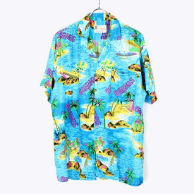 【中古】90'S TROPICAL FASHIONS (トロピカル ファッションズ) S/S RAYON HAWAIIAN SHIRT 半袖レーヨンハワイアンシャツ [SIZE:M USED]