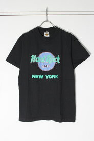 【中古】【WOMENS】HARD ROCK (ハードロック) MADE IN USA 90'S NEW YORK T-SHIRT プリントTシャツ [USED]
