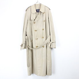 【中古】【送料無料】(KA) BURBERRYS PRORSUM（バーバリープローサム）MADE IN ENGLAND 80-90S DOUBLE TRENCH COAT イングランド製 80-90年代 ダブルトレンチコート BEIGE [SIZE:50R USED]
