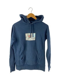 【中古】Supreme◆パーカー/S/コットン/BLU【メンズウェア】