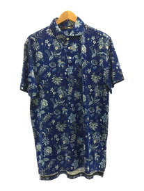 【中古】POLO RALPH LAUREN◆ポロシャツ/M/--/NVY/花柄//【メンズウェア】