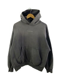 【中古】BALENCIAGA◆パーカー/XXS/コットン/GRY/無地【メンズウェア】