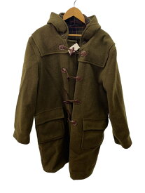 【中古】Barbour◆メルトンウール クラシック ダッフルコート/ダッフルコート/--/ウール/グリーン/管NoEF-3203【メンズウェア】