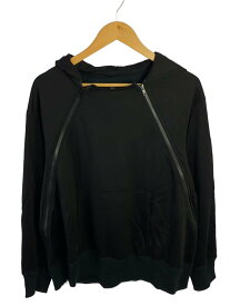 【中古】B Yohji Yamamoto◆ジップパーカー/3/コットン/BLK/無地/NR-T77-274//【メンズウェア】
