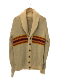 【中古】PENDLETON◆カーディガン(厚手)/L/ウール/BEG/80s/HIGH GRADE WESTERN WEAR/ベージュ【メンズウェア】