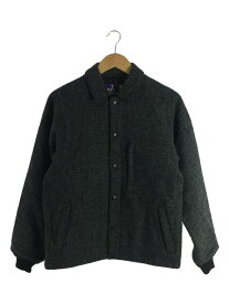 【中古】THE NORTH FACE PURPLE LABEL◆HARRIS TWEED MOUNTAIN FIELD JACKET/S/ウール/GRY【メンズウェア】