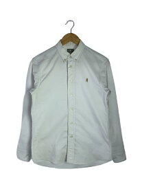 【中古】THE NORTH FACE◆L/S HIM RIDGE SHIRT_ロングスリーブヒムリッジシャツ/S/ポリエステル/WHT【メンズウェア】