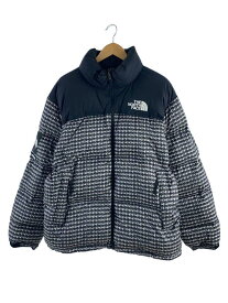 【中古】THE NORTH FACE◆ダウンジャケット/XL/ポリエステル/BLK/総柄/nd421001【メンズウェア】