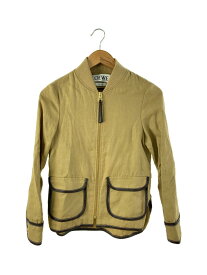 【中古】LOEWE◆ジャケット/34/リネン/CML/Beige Linen Zip Up Saharienne Jacket【レディースウェア】