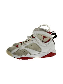 【中古】NIKE◆AIR JORDAN 7 RETRO/エアジョーダンレトロ/ホワイト/304775-125/27cm/WHT/レザ【シューズ】