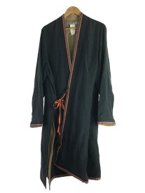 【中古】Sasquatchfabrix.◆コート/L/コットン/ネイビー/18SS-JKL-002/KIMONO GOWN【メンズウェア】