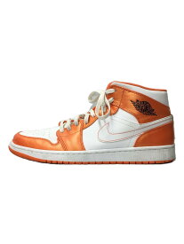 【中古】NIKE◆NIKE AIR JORDAN MID ORANGE/WHハイカットスニーカー/30cm/ORN/DM3531-800【シューズ】