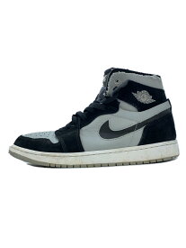 【中古】NIKE◆AIR JORDAN 1 ZOOM CMFT_エア ジョーダン 1 ズーム コンフォート/28.5cm/GRY【シューズ】