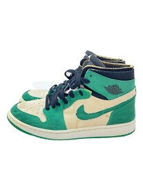 【中古】NIKE◆AIR JORDAN 1 ZOOM CMFT_エアジョーダン 1 ズーム コンフォート/27cm/GRN【シューズ】