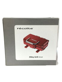 【中古】recolte◆ホットプレート RWG-1(R)【家電・ビジュアル・オーディオ】