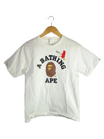 【中古】A BATHING APE◆マイメロディ/Tシャツ/M/コットン/WHT【メンズウェア】