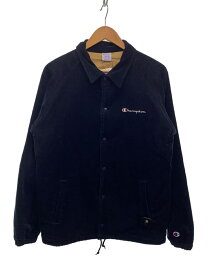 【中古】Champion◆ジャケット/M/コーデュロイ/BLK/無地/C8-N662【メンズウェア】