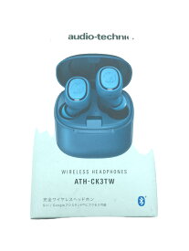 【中古】audio-technica◆イヤホン・ヘッドホン ATH-CK3TW BL [ブルー]【家電・ビジュアル・オーディオ】