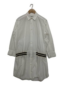 【中古】UJOH◆シャツワンピース/2/コットン/WHT/無地/UM-D06-003//【レディースウェア】