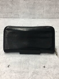 【中古】CHROME HEARTS◆クロムハーツ/長財布/ブラック/メンズ【服飾雑貨他】