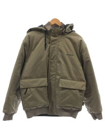 【中古】Carhartt◆payton jacket/ジャケット/L/コットン/KHK/無地【メンズウェア】