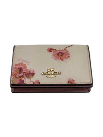 【中古】COACH◆カードケース/--/CRM/花柄/レディース/91561【服飾雑貨他】