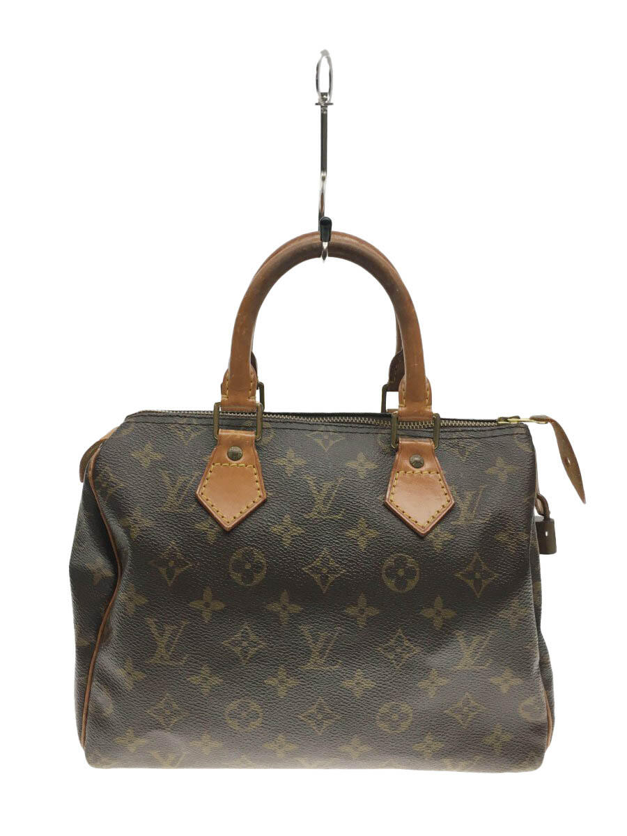 Used Louis Vuitton Speedy 25 Brw/Pvc/Brw Bag