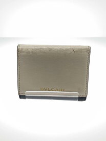 【中古】BVLGARI◆2つ折り財布/レザー/BLK/レディース/288243【服飾雑貨他】