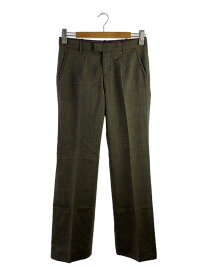 【中古】UNDERCOVER◆ボトム/2/ウール/GRY/チェック/7S40-P9/07SS/studs center press slacks【メンズウェア】