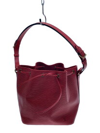 【中古】LOUIS VUITTON◆プチ・ノエ_エピ_RED/レザー/RED【バッグ】