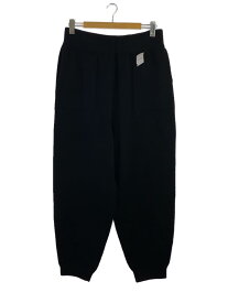 【中古】crepuscule◆ホールガーメントニットパンツ/2/ウール/BLK/2203-026【メンズウェア】