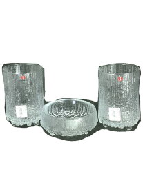 【中古】iittala◆iittala◆グラス×2＋鉢×1 セット ARABIA1873【キッチン用品】