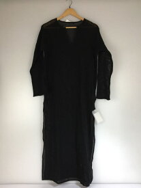 【中古】TODAYFUL◆ワンピース/38/コットン/ブラック/レディース/ナチュラル【レディースウェア】