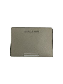 【中古】MICHAEL KORS◆2つ折り財布/--/SLV/無地/レディース/35F8STVD8L【服飾雑貨他】