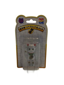 【中古】MEDICOM TOY◆招き猫ベアブリック白メッキ/フィギュア/--【ホビー】