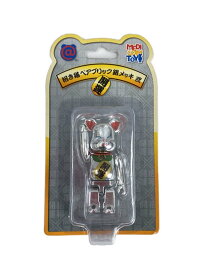 【中古】MEDICOM TOY◆招き猫ベアブリック銀メッキ弐/フィギュア/--【ホビー】