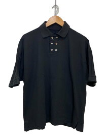 【中古】PHINGERIN◆ポロシャツ/XL/コットン/ブラック/無地/PD-231-CS-121【メンズウェア】