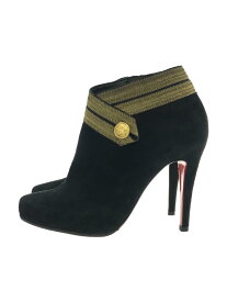 【中古】Christian Louboutin◆ブーティ/36/BLK/スウェード//【シューズ】