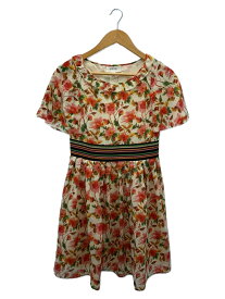 【中古】JILLSTUART◆半袖ワンピース/S/ポリエステル/マルチカラー/花柄ワンピース/125-240071【レディースウェア】