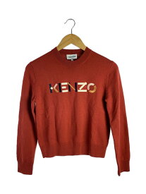 【中古】KENZO◆セーター(薄手)/XS/ウール/RED/無地/FA62PU5413LA【レディースウェア】