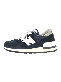 【中古】NEW BALANCE◆ローカットスニーカー/27cm/NVY/スウェード/M990NV1【シューズ】