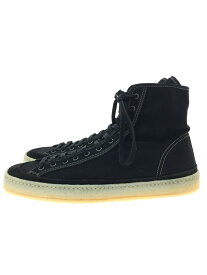 【中古】LEMAIRE◆high top sneakers/ハイカットスニーカー/26.5cm/BLK【シューズ】