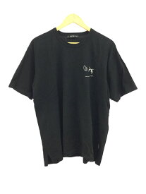 【中古】roarguns◆Tシャツ/3/コットン/BLK/22sgt-13【メンズウェア】