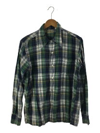 【中古】L.L.Bean◆ネルシャツ/M/--/GRN/チェック【メンズウェア】