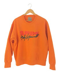 【中古】Supreme◆YOHJI YAMAMOTO 20AW crewneck スウェット/M/コットン/ORN【メンズウェア】