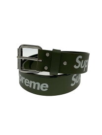 【中古】Supreme◆ベルト/レザー/GRN/メンズ【服飾雑貨他】