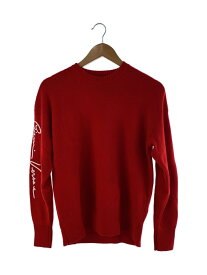 【中古】VERSACE◆セーター(厚手)/36/ウール/RED/A85042【レディースウェア】