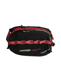 【中古】GOLDWIN◆ウエストバッグ/ナイロン/BLK/ツーリングウエストバッグ/ポーチ付き【バッグ】